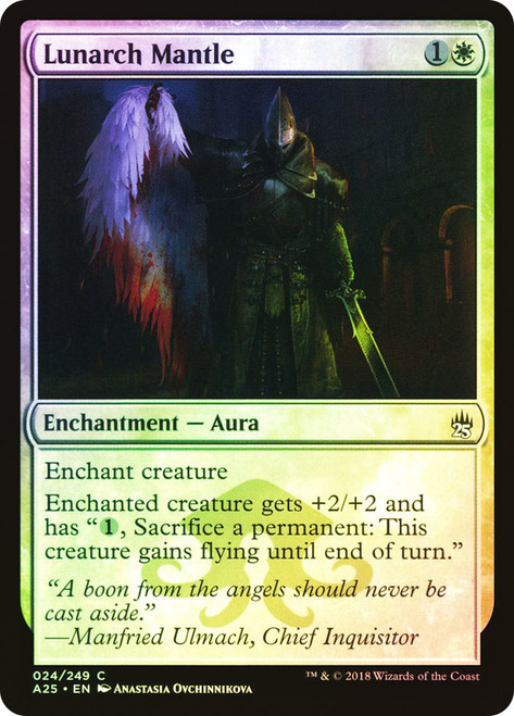 Lunarch Mantle\nMasters 25\nSingle\nMagic The Gathering