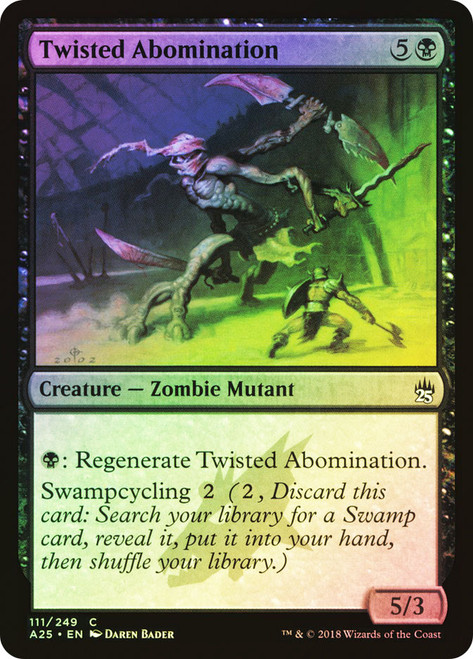 Twisted Abomination\nMasters 25\nSingle\nMagic The Gathering