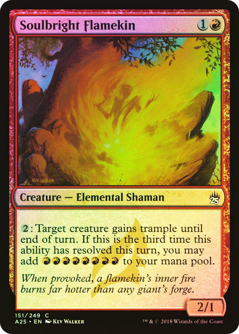 Soulbright Flamekin\nMasters 25\nSingle\nMagic The Gathering