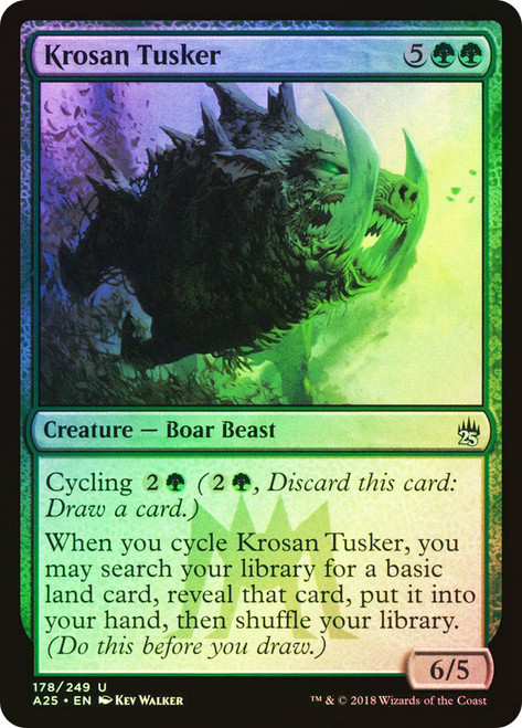 Krosan Tusker\nMasters 25\nSingle\nMagic The Gathering