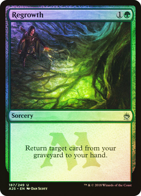 Regrowth\nMasters 25\nSingle\nMagic The Gathering