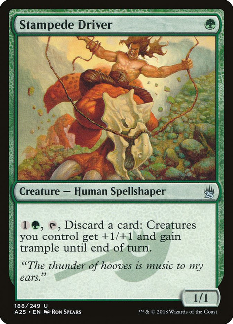 Stampede Driver\nMasters 25\nSingle\nMagic The Gathering