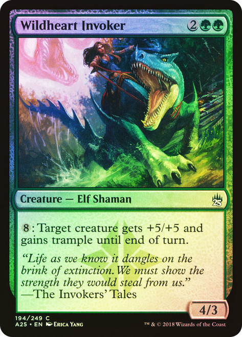 Wildheart Invoker\nMasters 25\nSingle\nMagic The Gathering