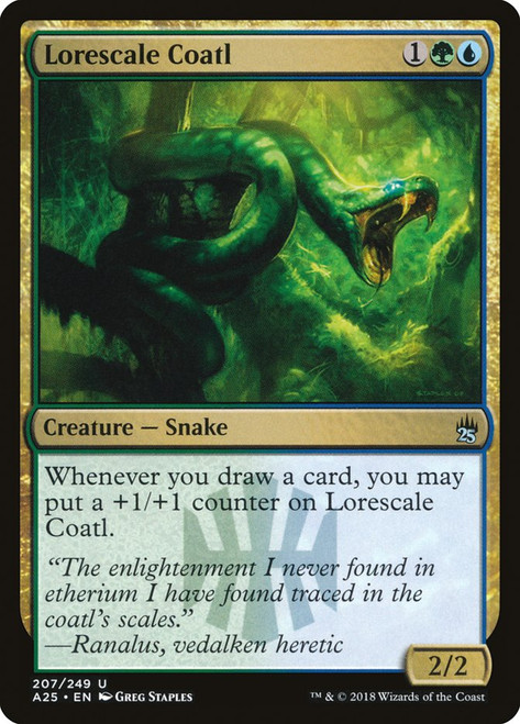 Lorescale Coatl\nMasters 25\nSingle\nMagic The Gathering