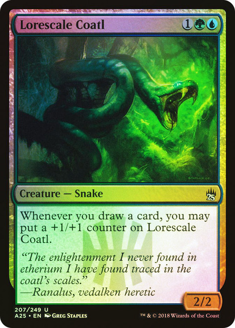 Lorescale Coatl\nMasters 25\nSingle\nMagic The Gathering