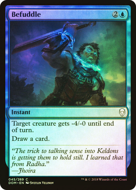 Befuddle\nDominaria\nSingle\nMagic The Gathering