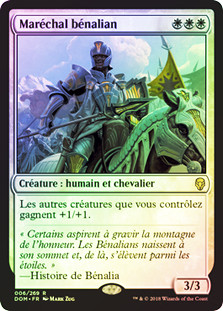 Benalish Marshal
Dominaria (Foil) - French
Single
Magic The Gathering