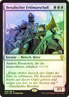 Benalish Marshal
Dominaria (Foil) - German
Single
Magic The Gathering