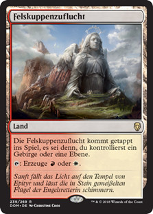 Clifftop Retreat
Dominaria - German
Single
Magic The Gathering