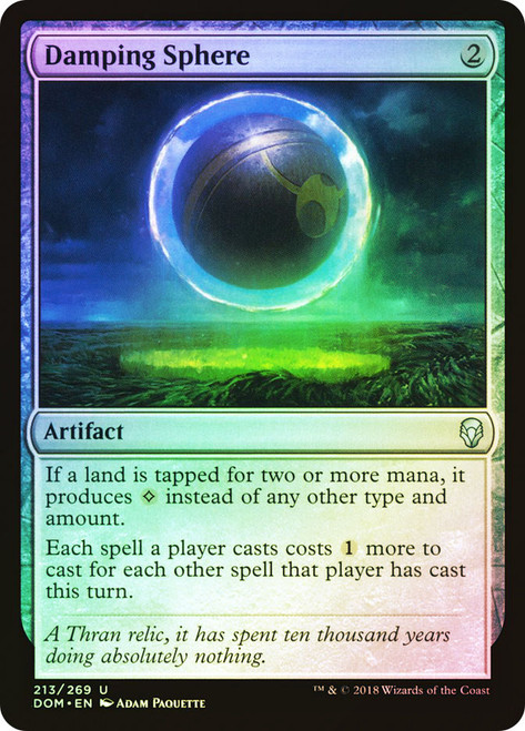 Damping Sphere\nDominaria\nSingle\nMagic The Gathering