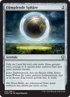Damping Sphere
Dominaria - German
Single
Magic The Gathering