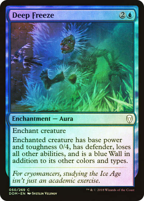 Deep Freeze\nDominaria\nSingle\nMagic The Gathering