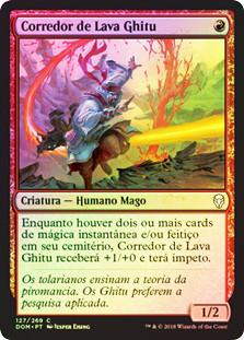 Ghitu Lavarunner
Dominaria (Foil) - Portuguese
Single
Magic The Gathering