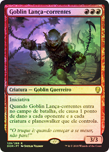 Goblin Chainwhirler
Dominaria (Foil) - Portuguese
Single
Magic The Gathering
