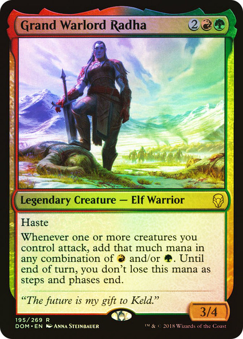 Grand Warlord Radha\nDominaria\nSingle\nMagic The Gathering