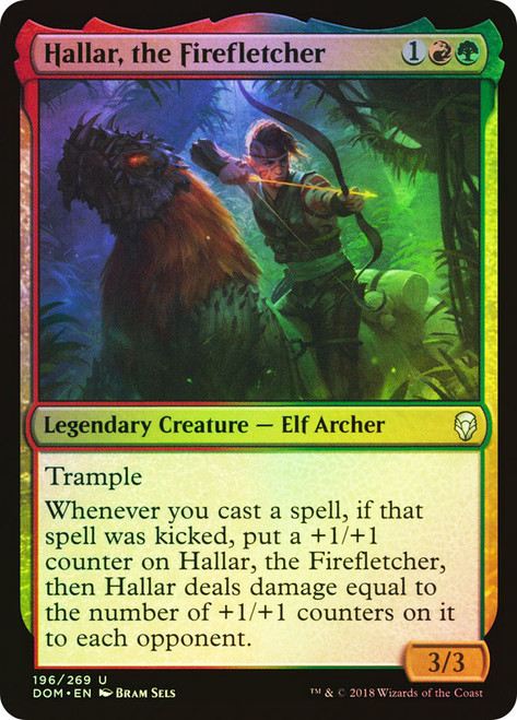 Hallar, the Firefletcher\nDominaria\nSingle\nMagic The Gathering