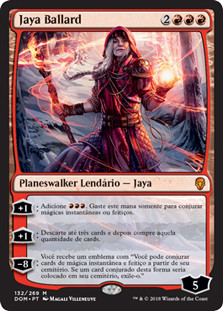 Jaya Ballard
Dominaria - Portuguese
Single
Magic The Gathering