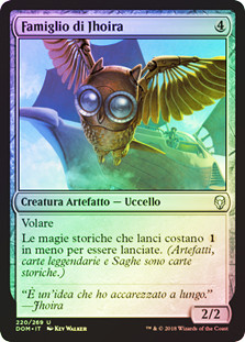 Jhoira's Familiar
Dominaria (Foil) - Italian
Single
Magic The Gathering