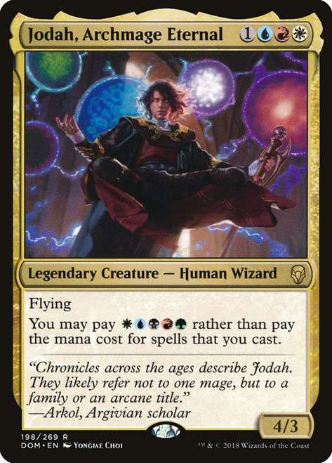 Jodah, Archmage Eternal\nDominaria\nSingle\nMagic The Gathering