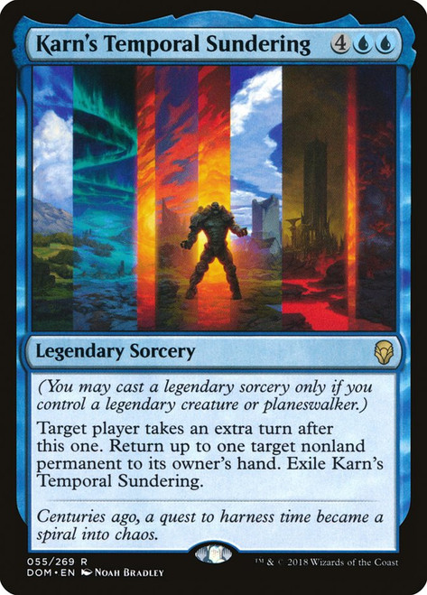 Karn's Temporal Sundering\nDominaria\nSingle\nMagic The Gathering