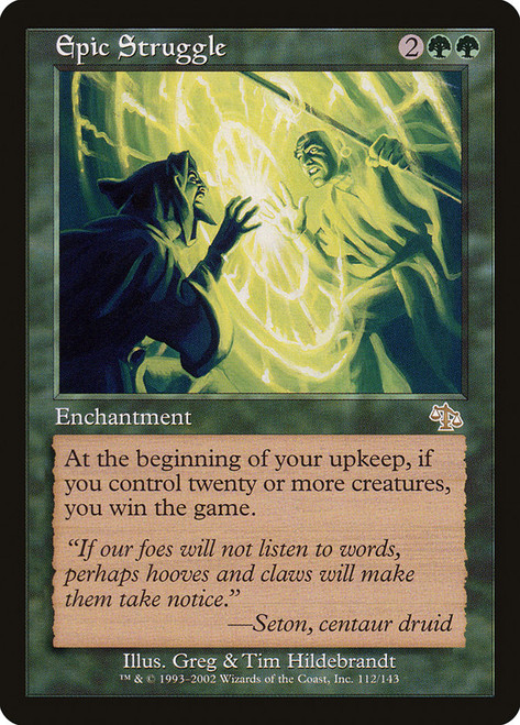 Epic Struggle\nJudgment\nSingle\nMagic The Gathering