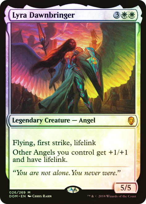 Lyra Dawnbringer\nDominaria\nSingle\nMagic The Gathering