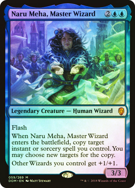 Naru Meha, Master Wizard\nDominaria\nSingle\nMagic The Gathering