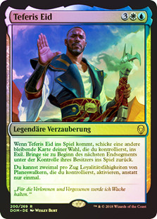 Oath of Teferi
Dominaria (Foil) - German
Single
Magic The Gathering