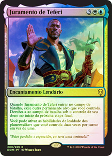 Oath of Teferi
Dominaria (Foil) - Portuguese
Single
Magic The Gathering