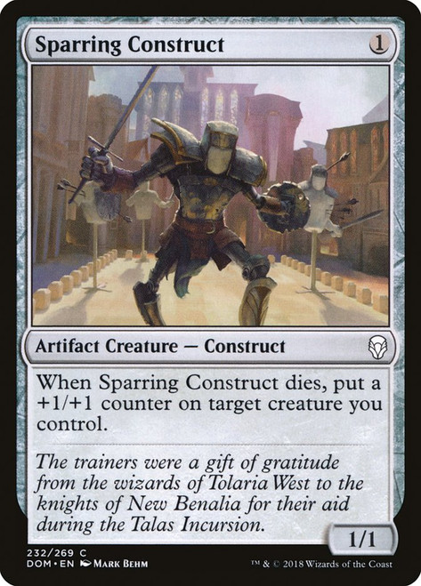 Sparring Construct\nDominaria\nSingle\nMagic The Gathering