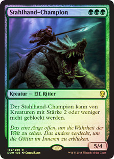Steel Leaf Champion
Dominaria (Foil) - German
Single
Magic The Gathering