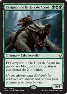 Steel Leaf Champion
Dominaria - Spanish
Single
Magic The Gathering