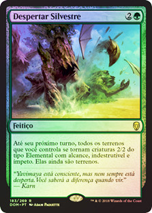 Sylvan Awakening
Dominaria (Foil) - Portuguese
Single
Magic The Gathering