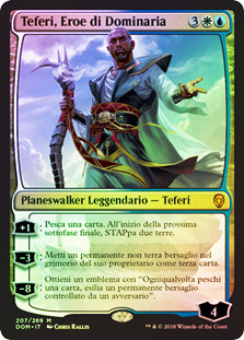 Teferi, Hero of Dominaria
Dominaria (Foil) - Italian
Single
Magic The Gathering