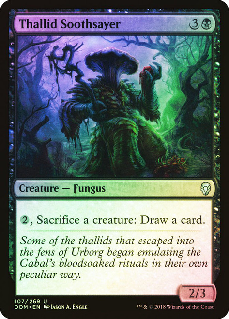 Thallid Soothsayer\nDominaria\nSingle\nMagic The Gathering