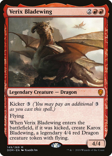 Verix Bladewing\nDominaria\nSingle\nMagic The Gathering