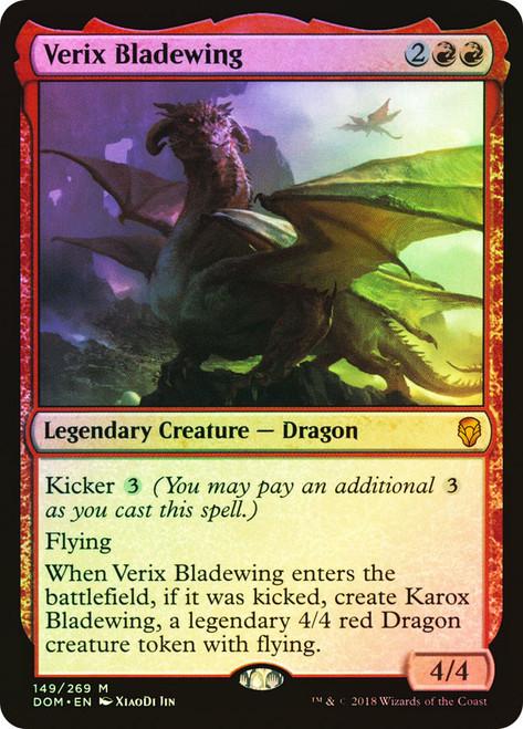 Verix Bladewing\nDominaria\nSingle\nMagic The Gathering