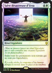 Urza's Ruinous Blast
Dominaria (Foil) - French
Single
Magic The Gathering