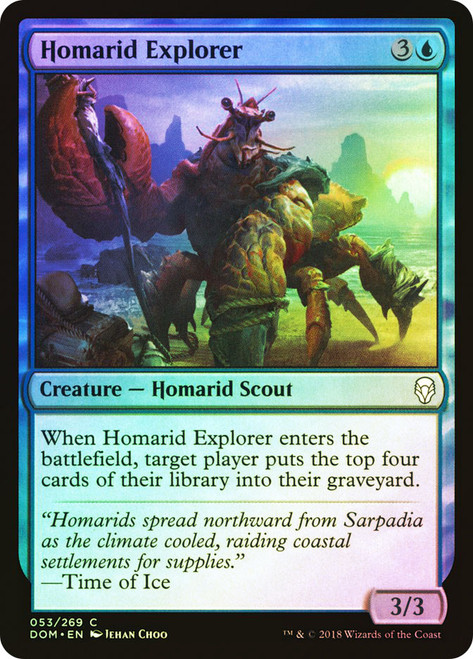 Homarid Explorer\nDominaria\nSingle\nMagic The Gathering