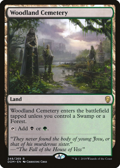 Woodland Cemetery\nDominaria\nSingle\nMagic The Gathering