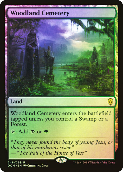 Woodland Cemetery\nDominaria\nSingle\nMagic The Gathering