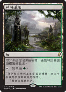 Woodland Cemetery
Dominaria - Chinese Traditional
Single
Magic The Gathering