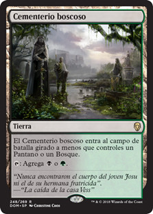 Woodland Cemetery
Dominaria - Spanish
Single
Magic The Gathering