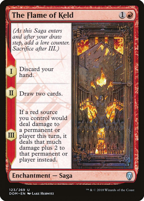 The Flame of Keld\nDominaria\nSingle\nMagic The Gathering