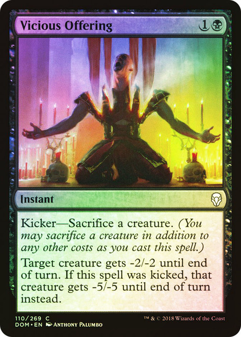 Vicious Offering\nDominaria\nSingle\nMagic The Gathering