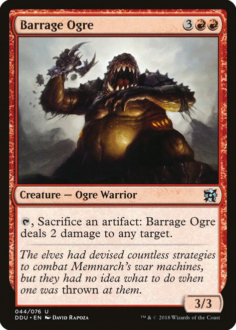 Barrage Ogre | Scars of Mirrodin | Star City Games
