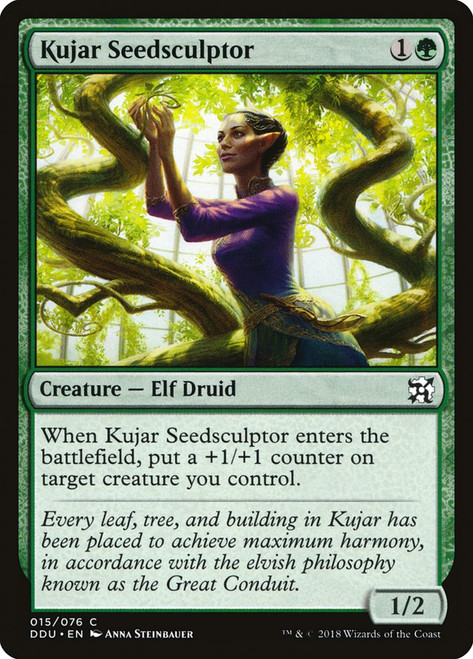 Kujar Seedsculptor\nDuel Decks: Elves vs. Inventors\nSingle\nMagic The Gathering