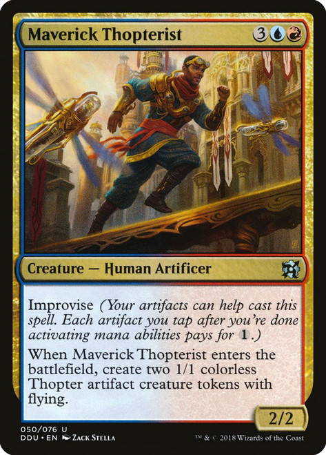 Maverick Thopterist\nDuel Decks: Elves vs. Inventors\nSingle\nMagic The Gathering