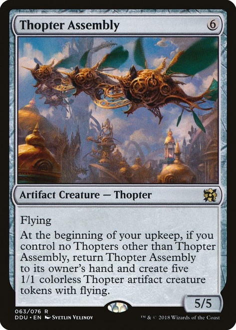 Thopter Assembly\nDuel Decks: Elves vs. Inventors\nSingle\nMagic The Gathering