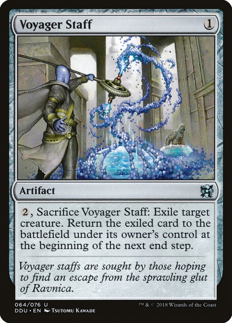 Voyager Staff\nDuel Decks: Elves vs. Inventors\nSingle\nMagic The Gathering